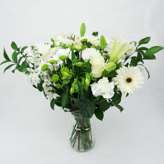Ramo de flores blancas