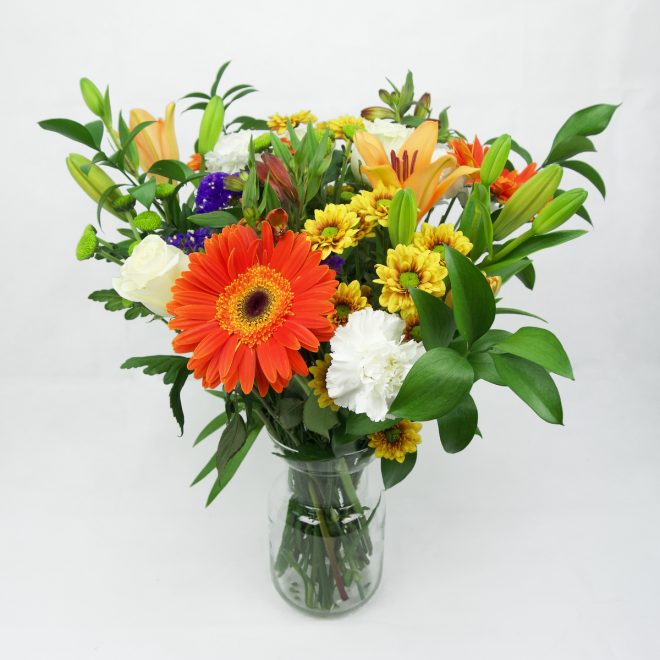 Ramo de flores naranjas