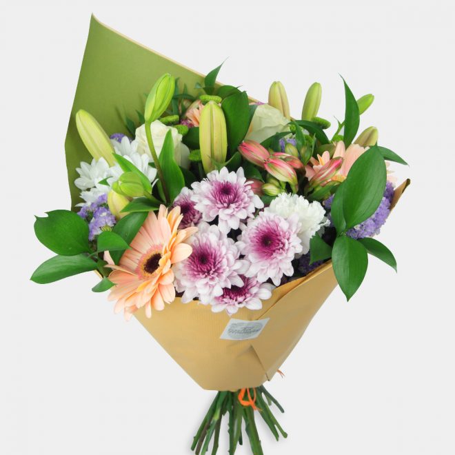 Ramo de flores rosas