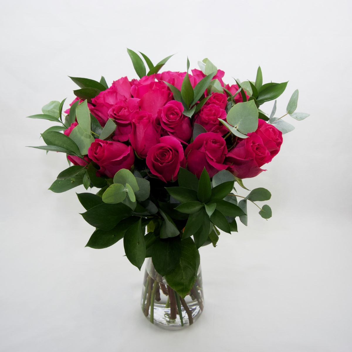 ramo de rosas fucsia